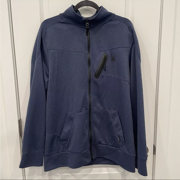 Spyder Other - Spyder Active ProWeb Full-Zip Mock Neck Jacket Men's Size L